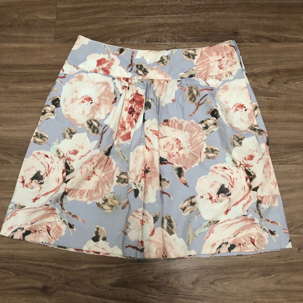 Floral J. Crew skirt